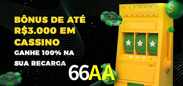 66AA melhor bônus de depósito