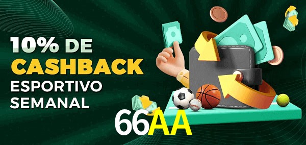 10% de bônus de cashback na 66AA
