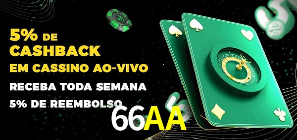 Promoções do cassino ao Vivo 66AA